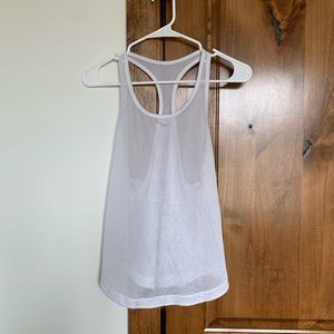 Lululemon white workout tank